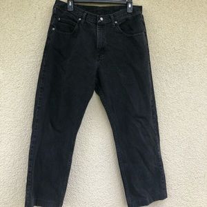 Men’s black wrangler jeans